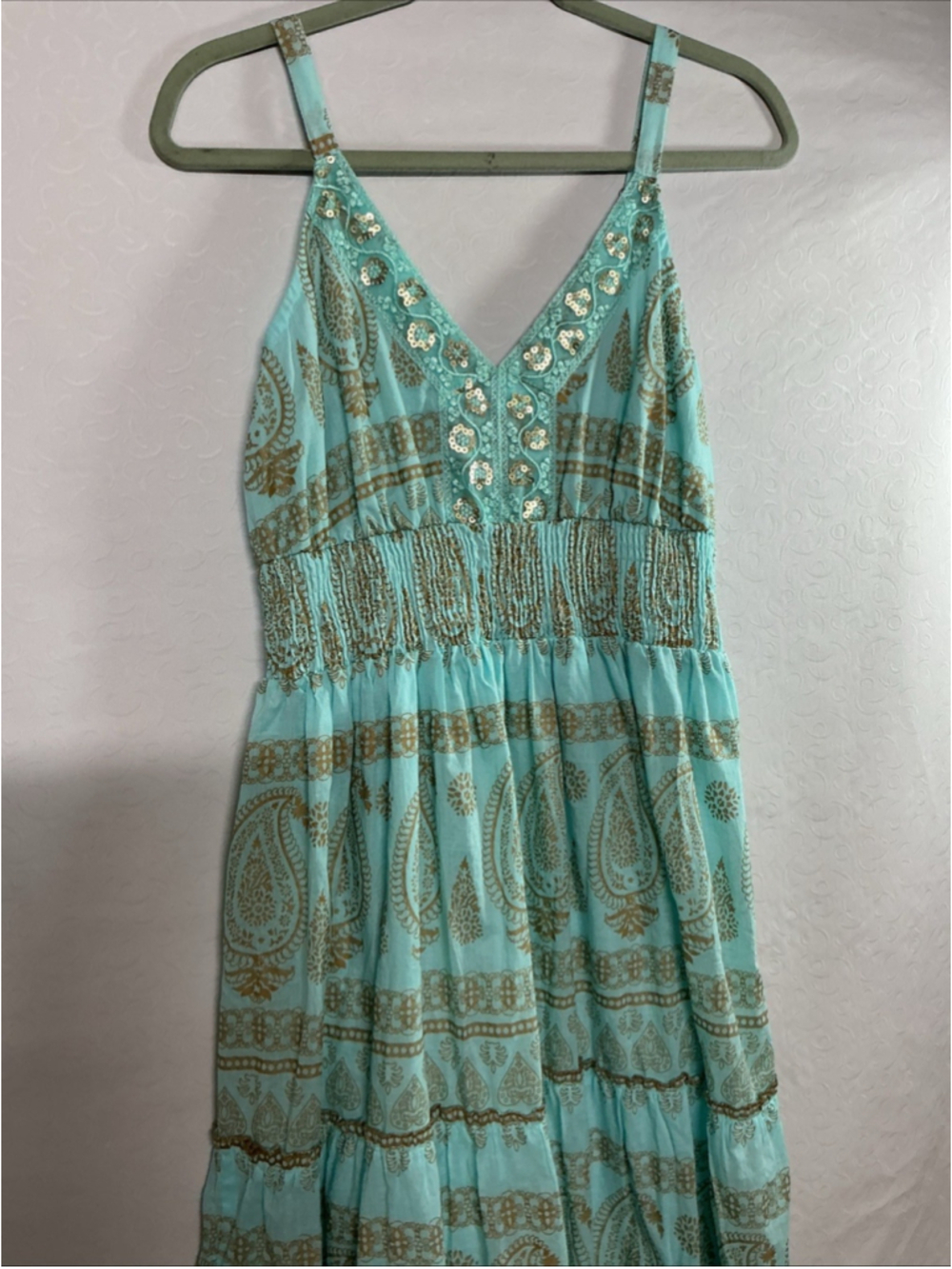Me 2 Magic 100% Cotton Maxi Dress Size L In New Condition With Out Tags - Picture 4 of 8